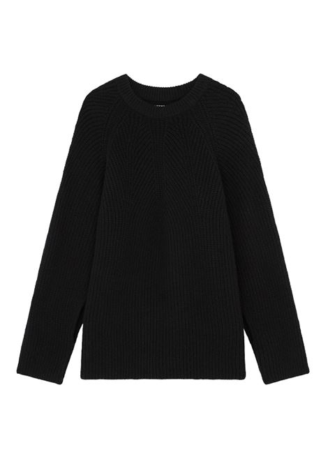 kawa sweater woman black in cashmere LOULOU DE SAISON | KAWABLACK